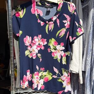 Floral Navy Top by Adele & May